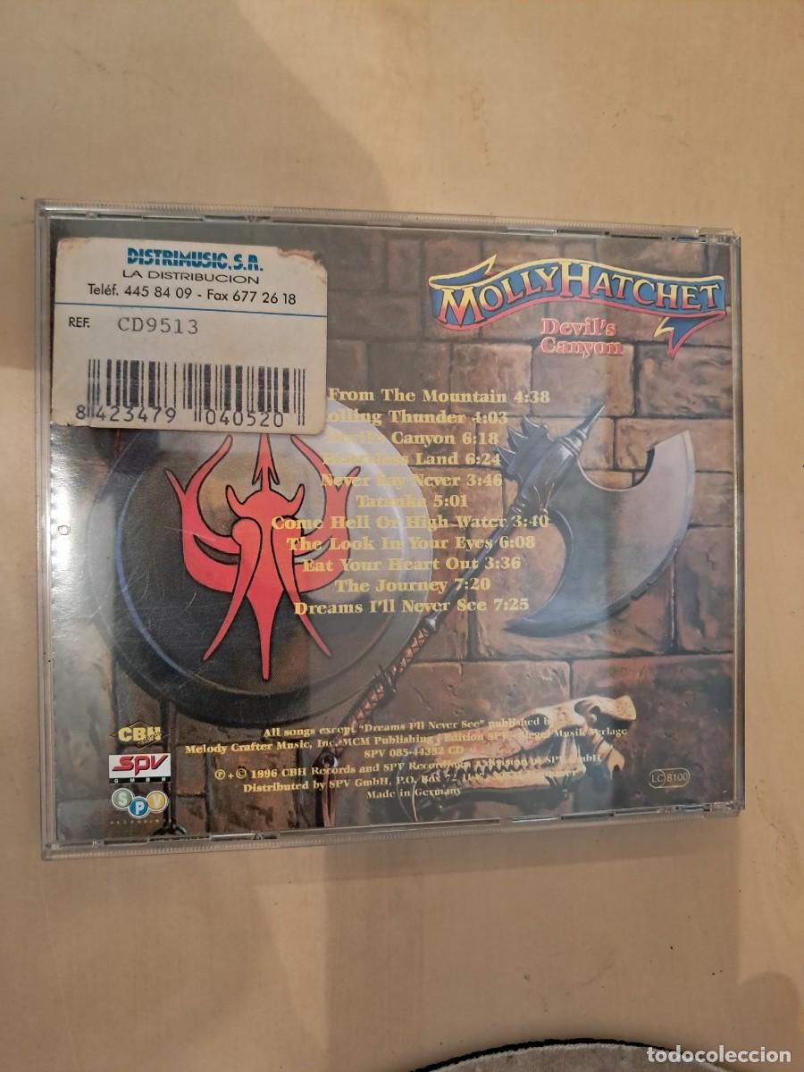 CDs de m&uacute;sica: Molly Hatchet , Devills Canyon , CD 1996 Germany. Impecable. Hard Rock - Foto 2