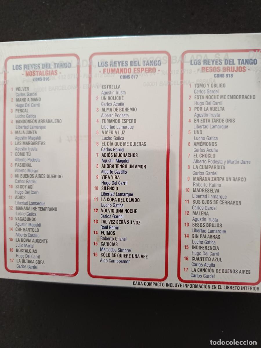 CDs de m&uacute;sica: 3 CD. LOS REYES DEL TANGO. LOS MEJORES INT&Eacute;RPRETES - Foto 3