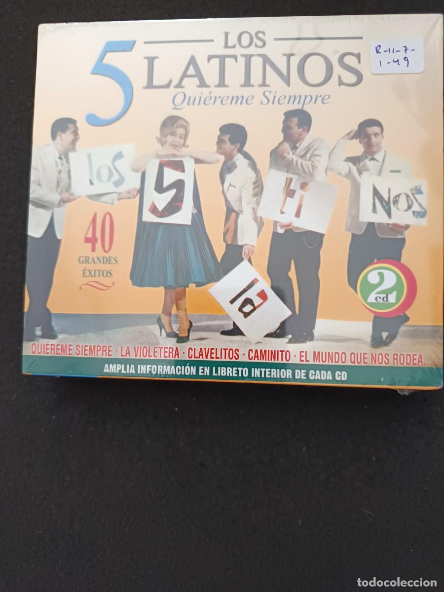 CDs de m&uacute;sica: 2 CD. LOS CINCO LATINOS: QUI&Eacute;REME SIEMPRE, LA VIOLETERA, CLAVELITOS, CAMINITO, EL MUNDO QUE NOS