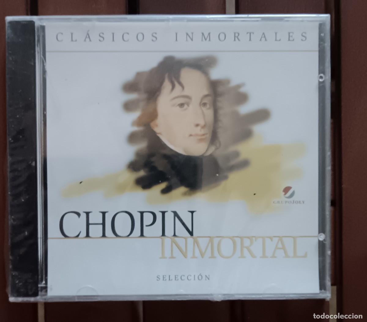 CDs de m&uacute;sica: Chopin inmortal. Cl&aacute;sicos inmortales. CD precintado
