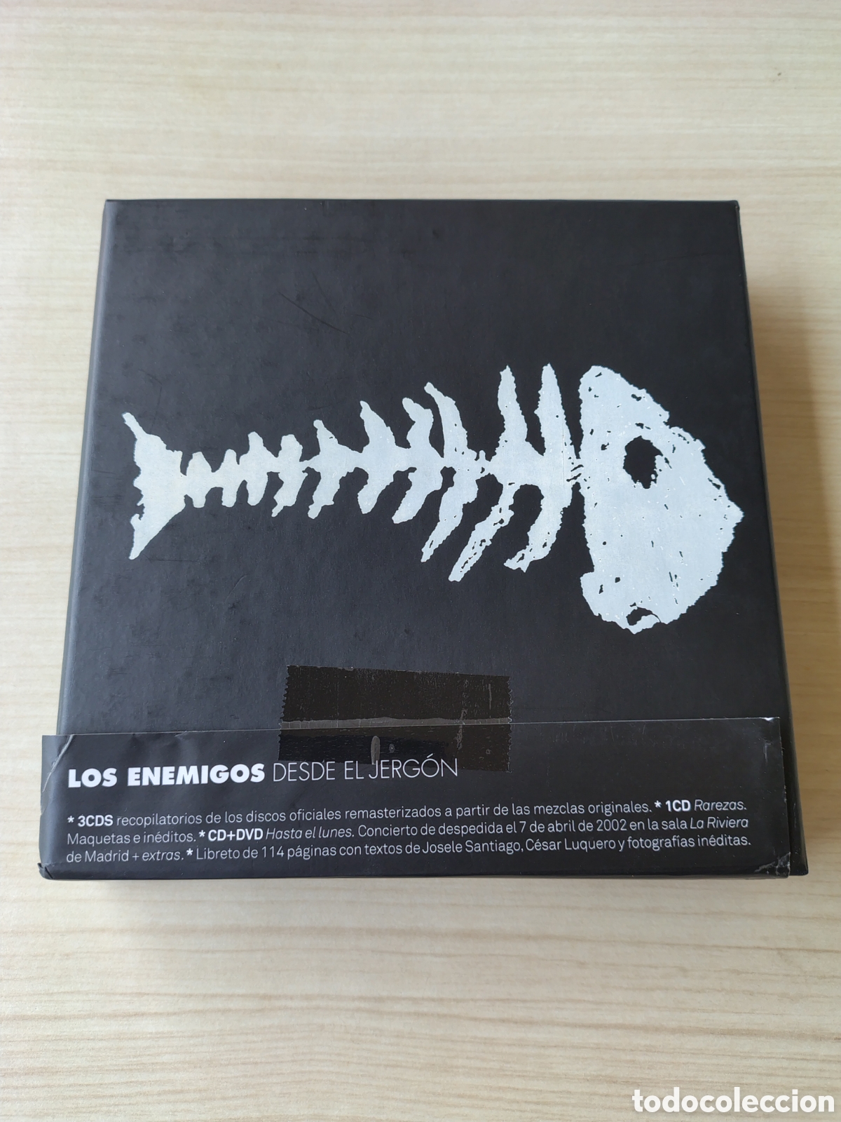 CDs de m&uacute;sica: LOS ENEMIGOS Desde el jerg&oacute;n ( 2012 GASA WARNER ) BOX SET 5CD + 1DVD + LIBRO 114 PAGINAS