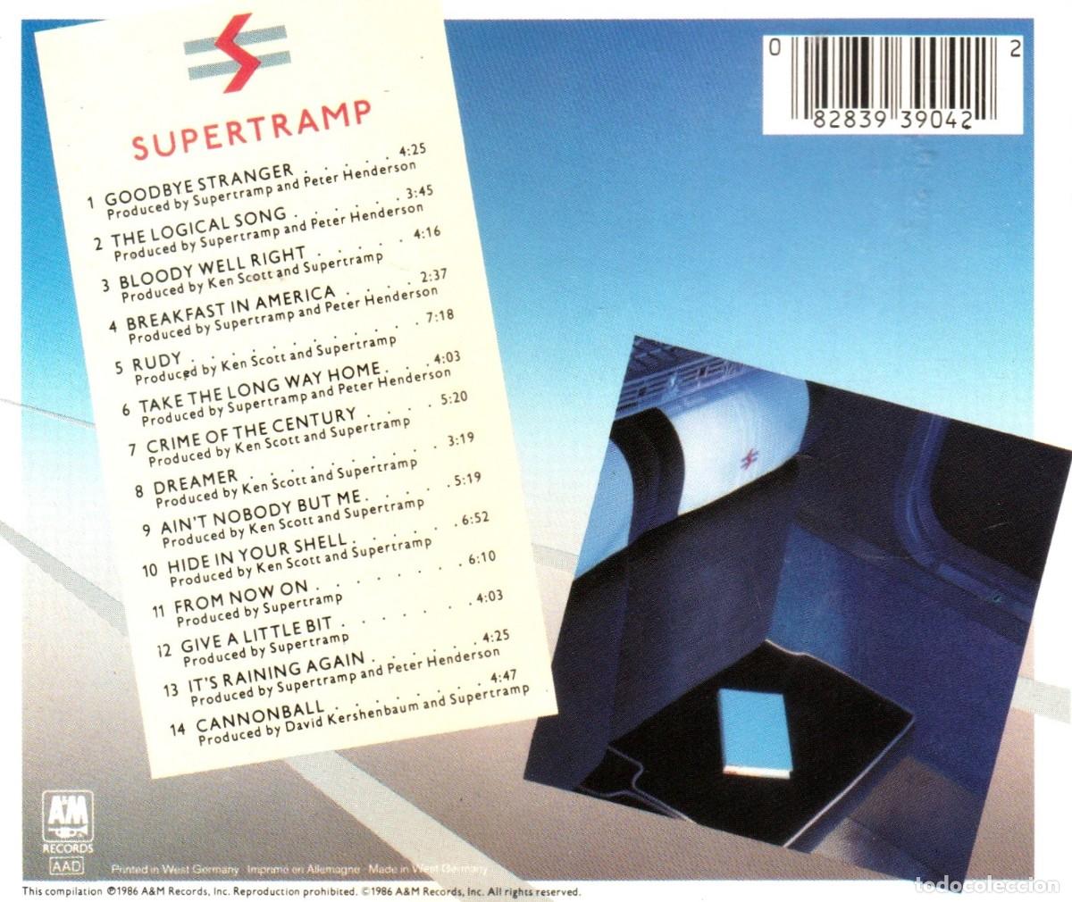 CDs de m&uacute;sica: SUPERTRAMP. AUTOBIOGRAPHY. RECOPILATORIO. CD. - Foto 2