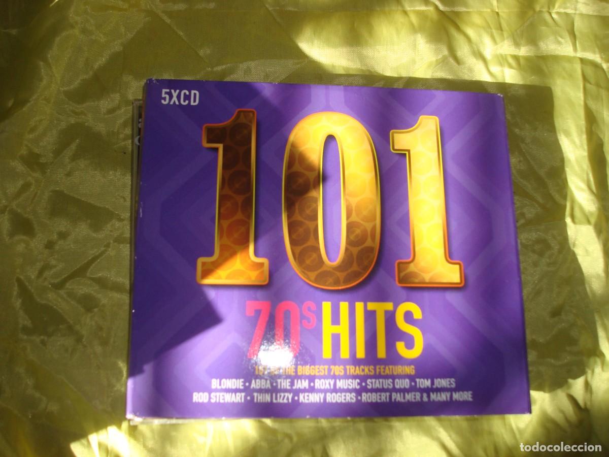 CDs de m&uacute;sica: 101 70&acute;S HITS. 5 CD&acute;S. DIGIPACK. BLONDIE, STATUS QUO, THIN LIZZY....(#)