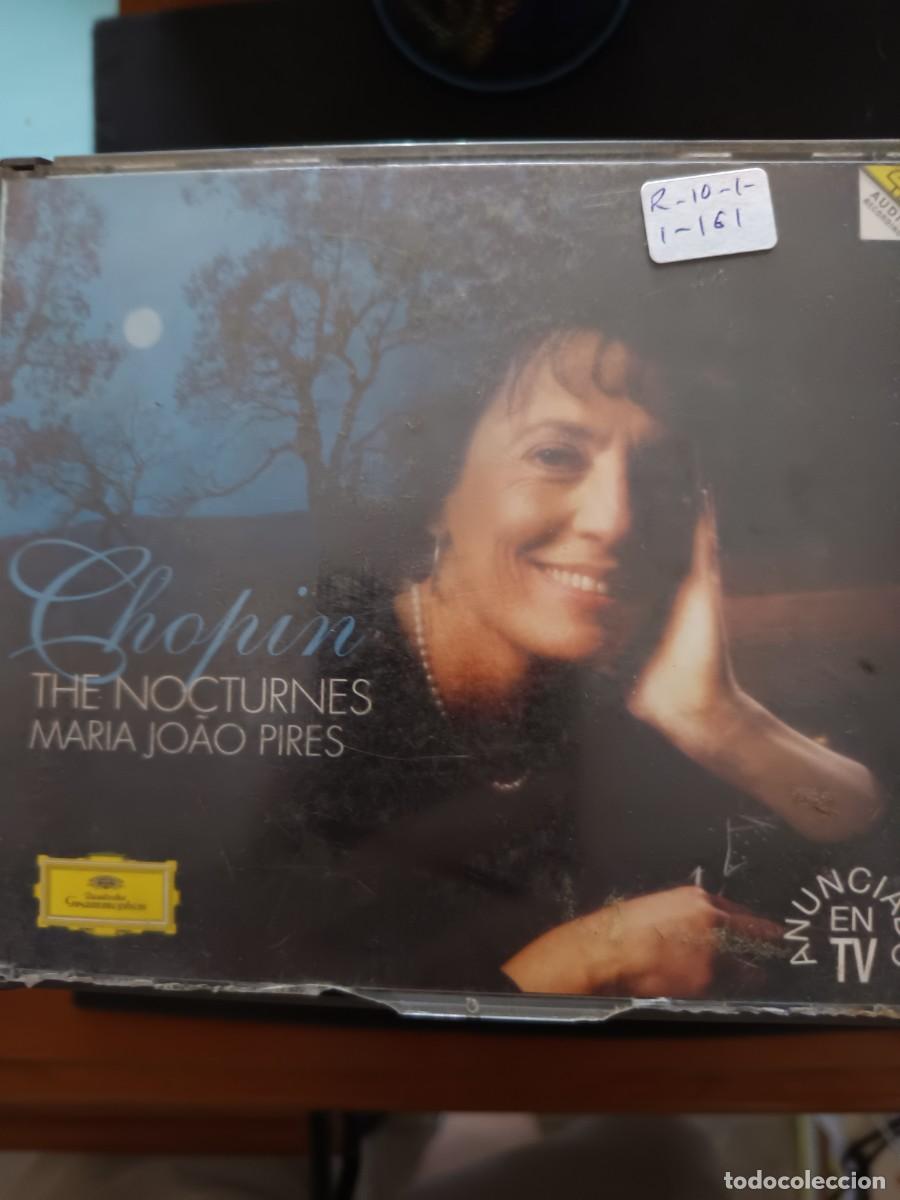 CDs de m&uacute;sica: 2 CD. CHOPIN: NOCTURNOS. PIANO: MARIA JO&Acirc;O PIRES