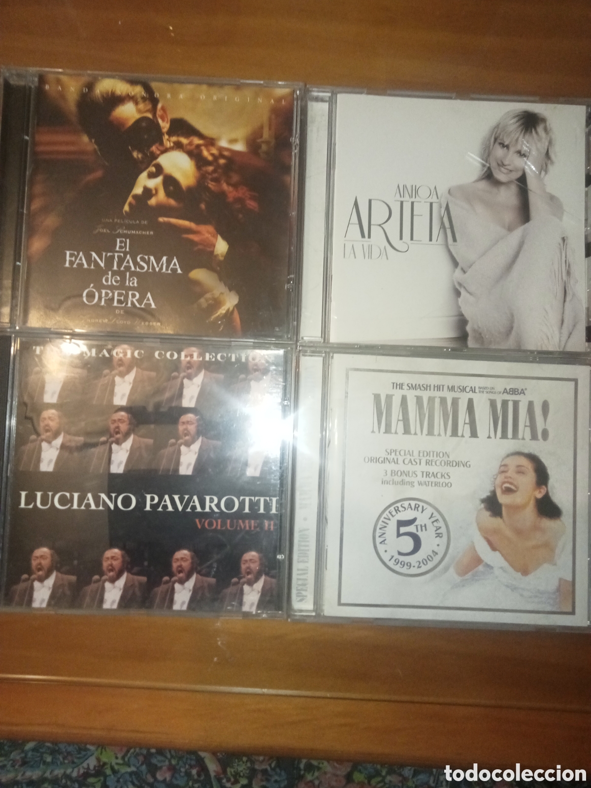 CDs de m&uacute;sica: Lote de 4 CDs de m&uacute;sica cl&aacute;sica y pop
