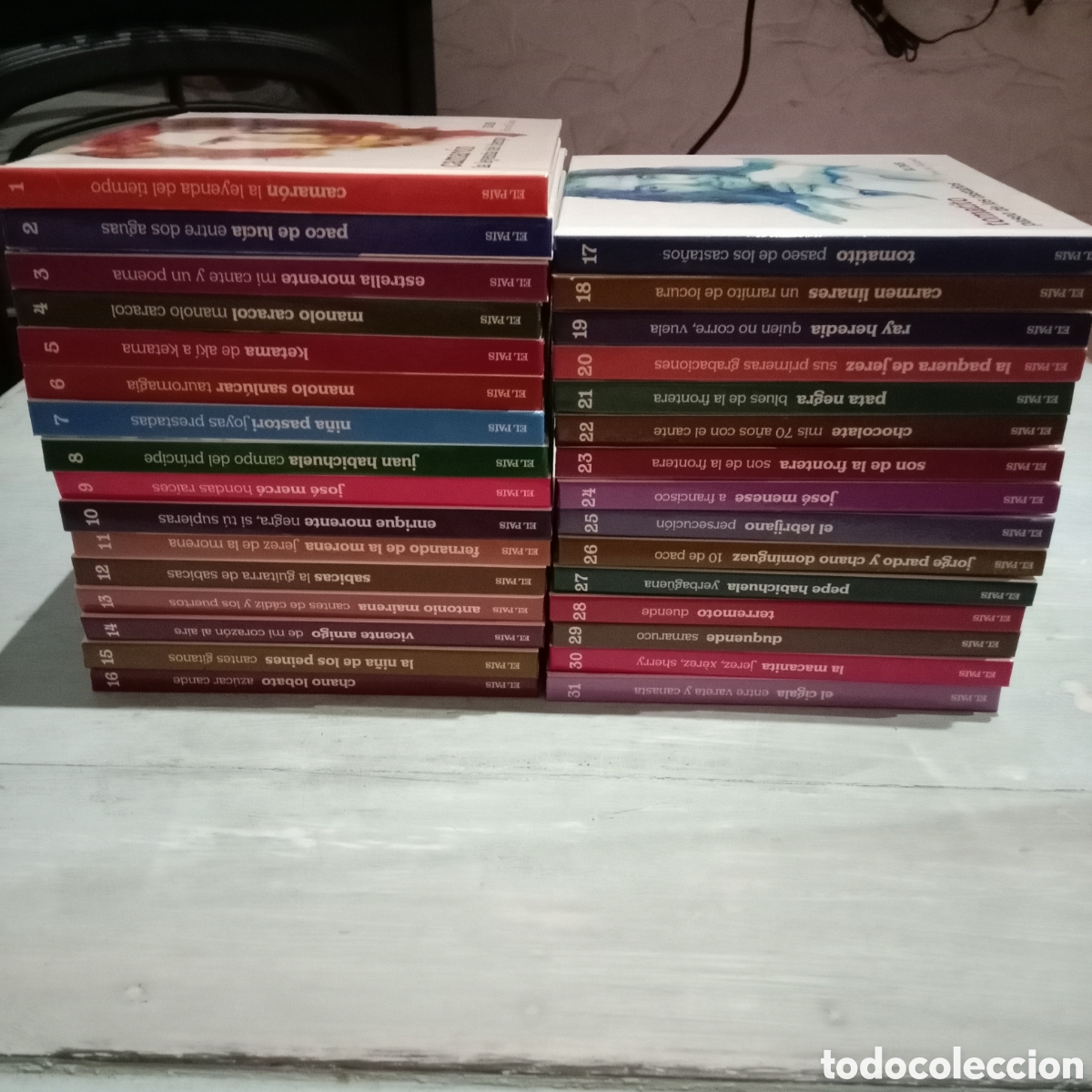 CDs de m&uacute;sica: COLECCI&Oacute;N COMPLETA JOYAS DEL FLAMENCO - 31 LIBROS-CD