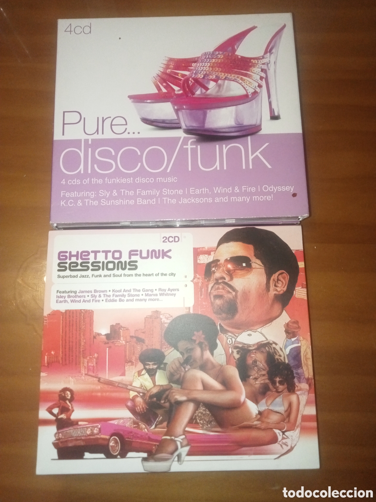 CDs de m&uacute;sica: Lote de m&uacute;sica funk, en total 6 CDs