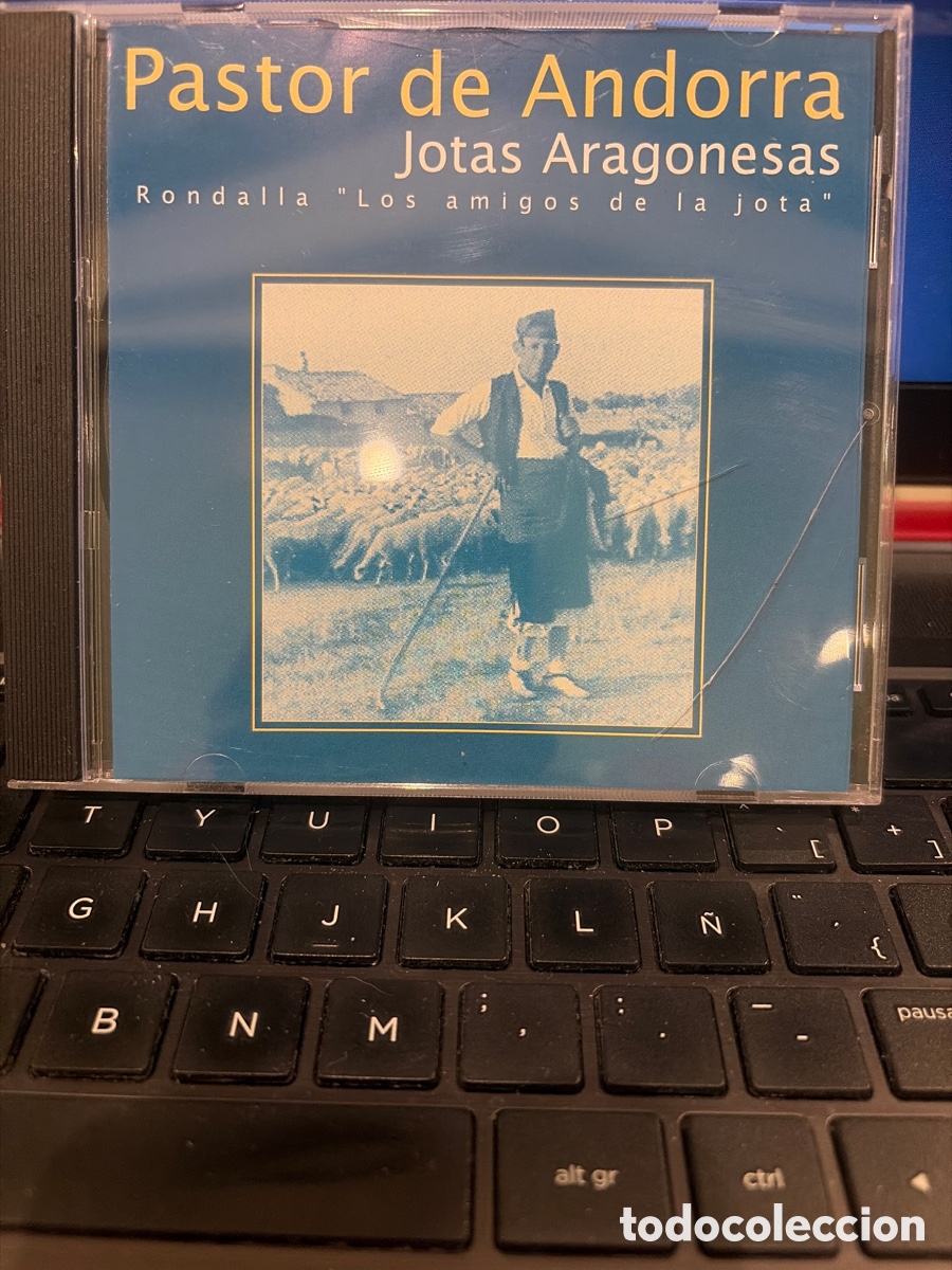 CDs de m&uacute;sica: PASTOR DE ANDORRA - RONDALLA LOS AMIGOS DE LA JOTA - JOTAS ARAGONESAS - CD ALBUM AZUL