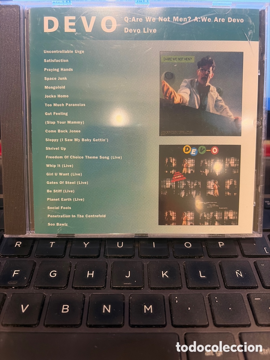 CDs de m&uacute;sica: DEVO - ARE WE NOT MEN? WE ARE DEVO, DEVO LIVE CD ALBUM