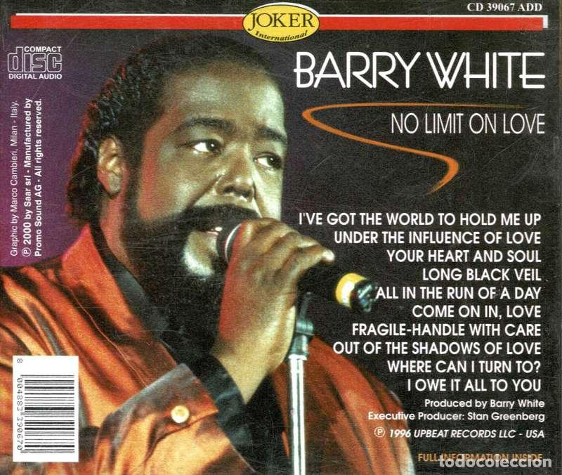 CDs de m&uacute;sica: Barry White - No Limit On Love. CD - Foto 2