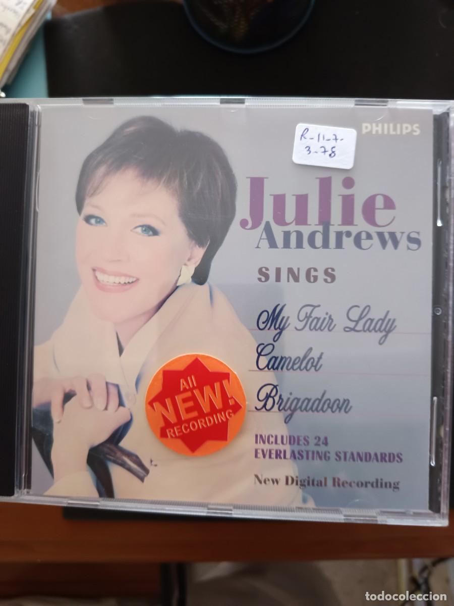 CDs de m&uacute;sica: JULIE ANDREWS SINGS MY FAIR LADY, CAMELOT, BRIGADOON. IKNCLUDES 24 EVERLASTING STANDARS