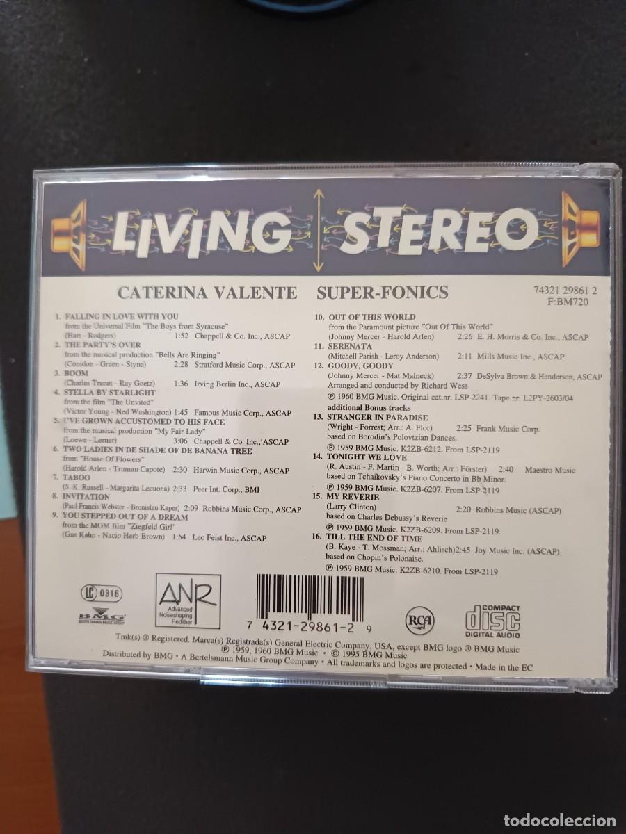 CDs de m&uacute;sica: CATERINA VALENTE. SUPERFONICS - Foto 2