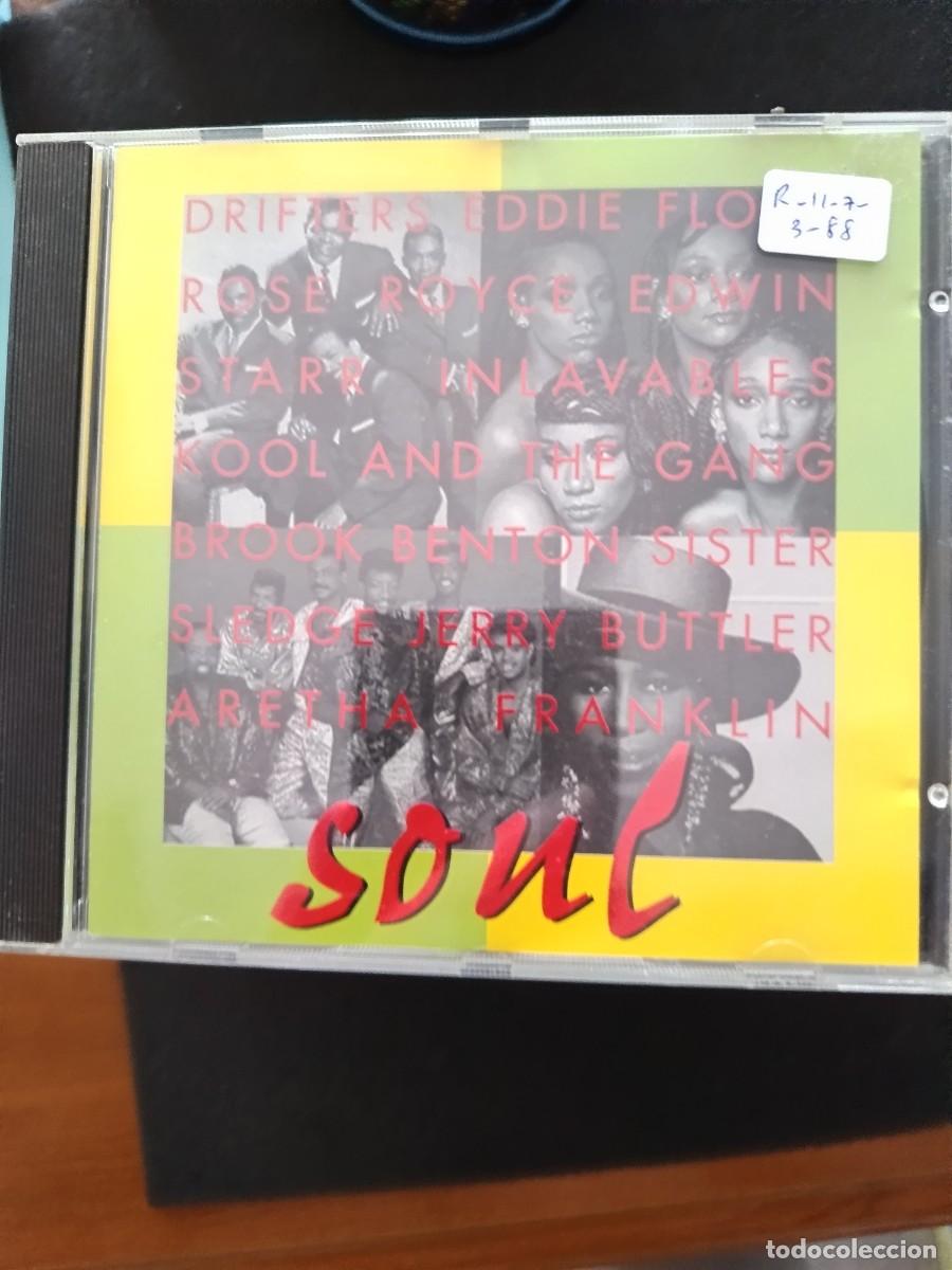 CDs de m&uacute;sica: SOUL: DRIFTERS, EDDIE FLOYD, ROSE ROYCE, EDWIN STARR, INLAVABLES, KOOL AND THE GANG, BROOK BENTON Y