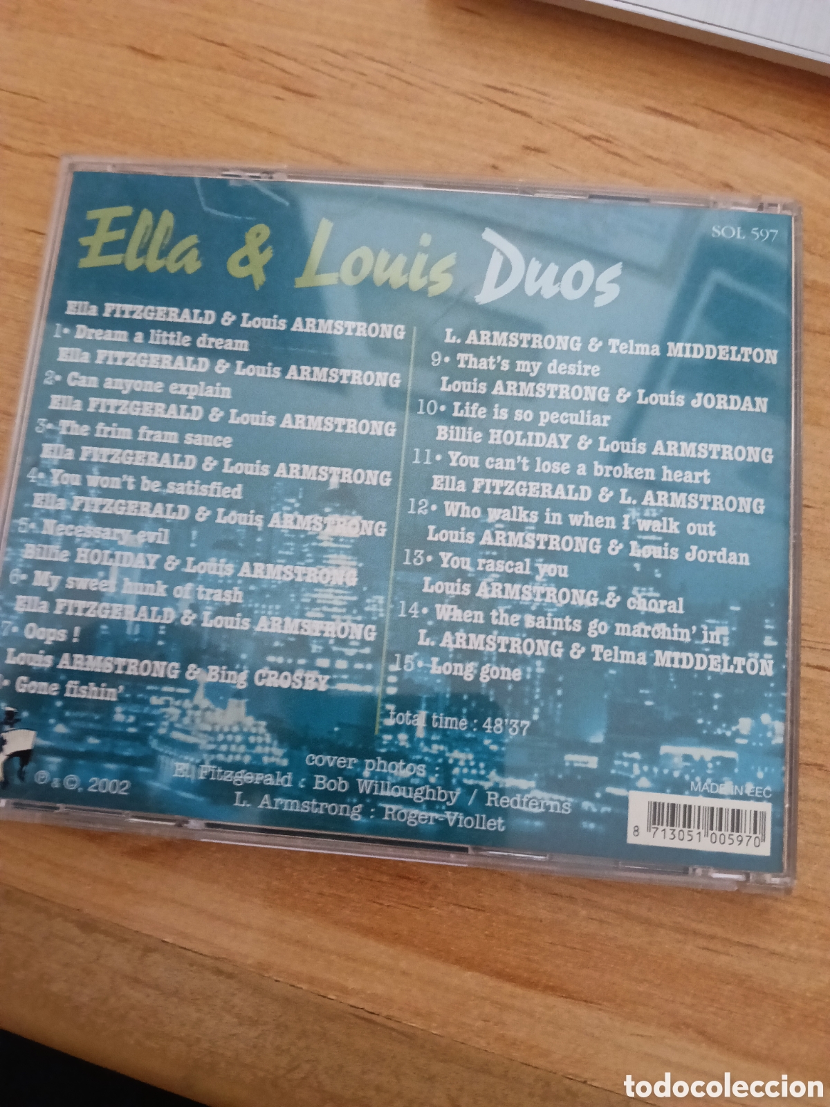 CDs de m&uacute;sica: Cd Ella & Louis Duos Jazz - Foto 3