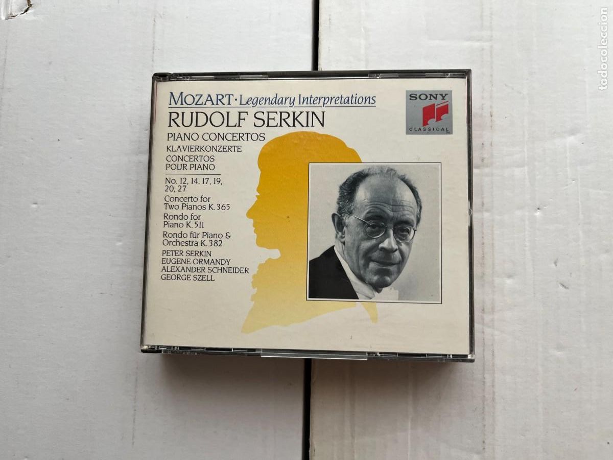 CDs de m&uacute;sica: MOZART PIANO CONCERTOS RONDOS SERKIN ORMANDY - CAJA GRANDE 3 CDS - CD MUSICA KREATEN
