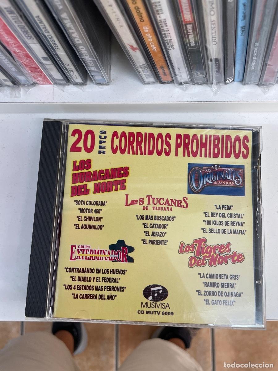 CDs de m&uacute;sica: 20 super corridos prohibidos CD
