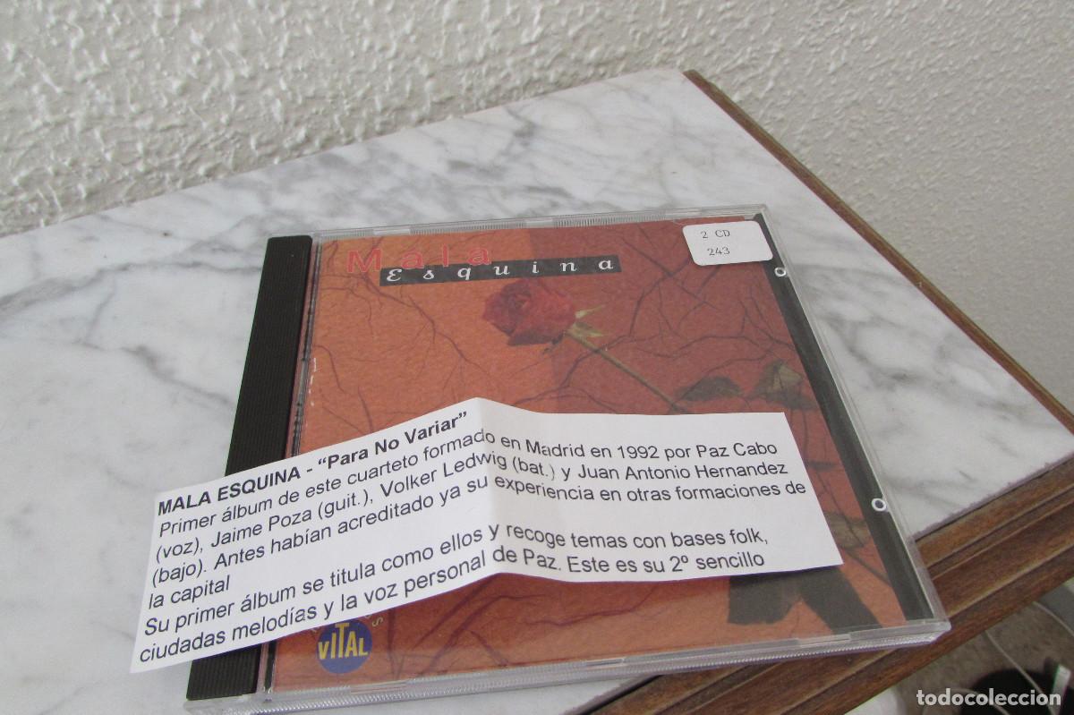 CDs de m&uacute;sica: MALA ESQUINA - CON UN HOMBRE A MI LADO CD CADENA 100