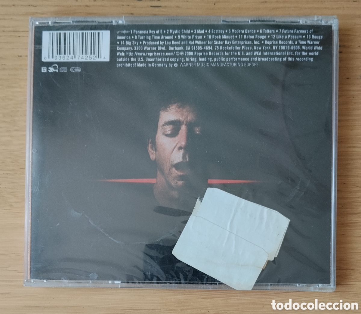 CDs de m&uacute;sica: LOU REED: &rdquo;ECSTASY&rdquo; CD 2000 - Foto 2