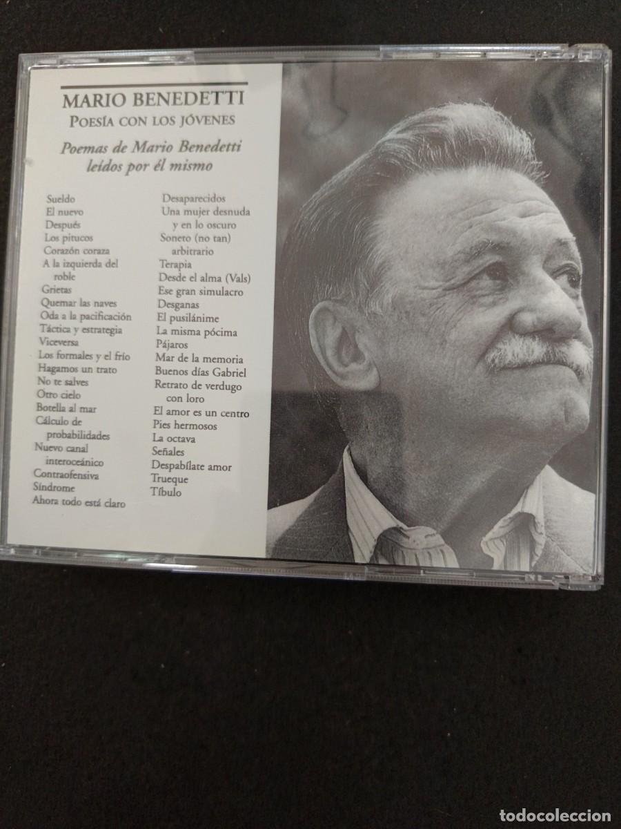 CDs de m&uacute;sica: MARIO BENEDETTI. POES&Iacute;A CON LOS J&Oacute;VENES. VISOR LIBROS