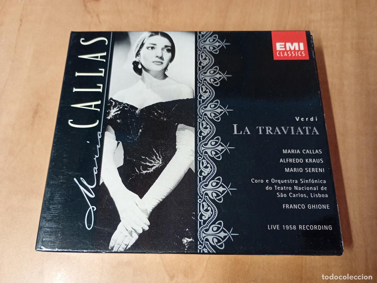 CDs de m&uacute;sica: Mar&iacute;a Callas La traviata Opera completa / Doble CD + libreto EMI 1980