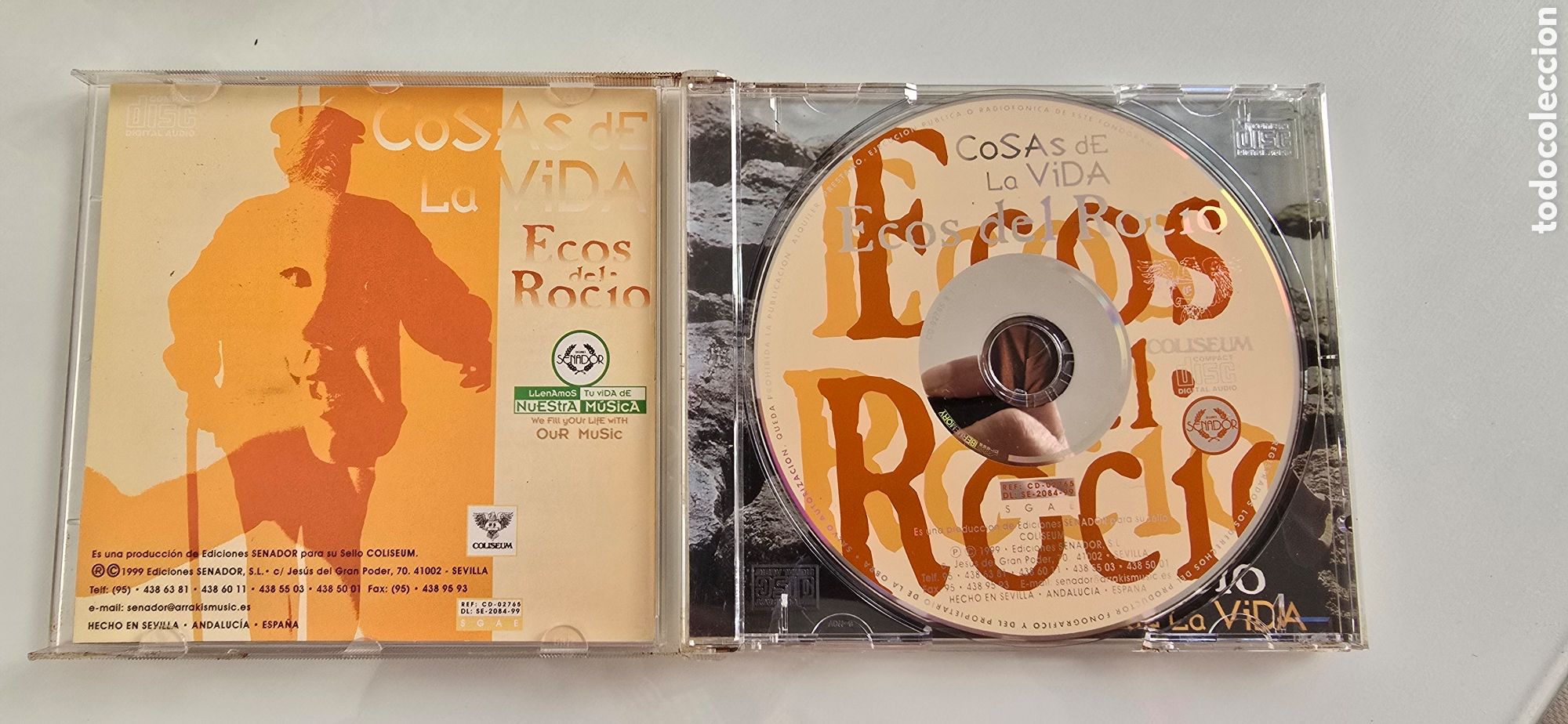 CDs de m&uacute;sica: ECOS DEL ROC&Iacute;O (COSAS DE LA VIDA) - Foto 2