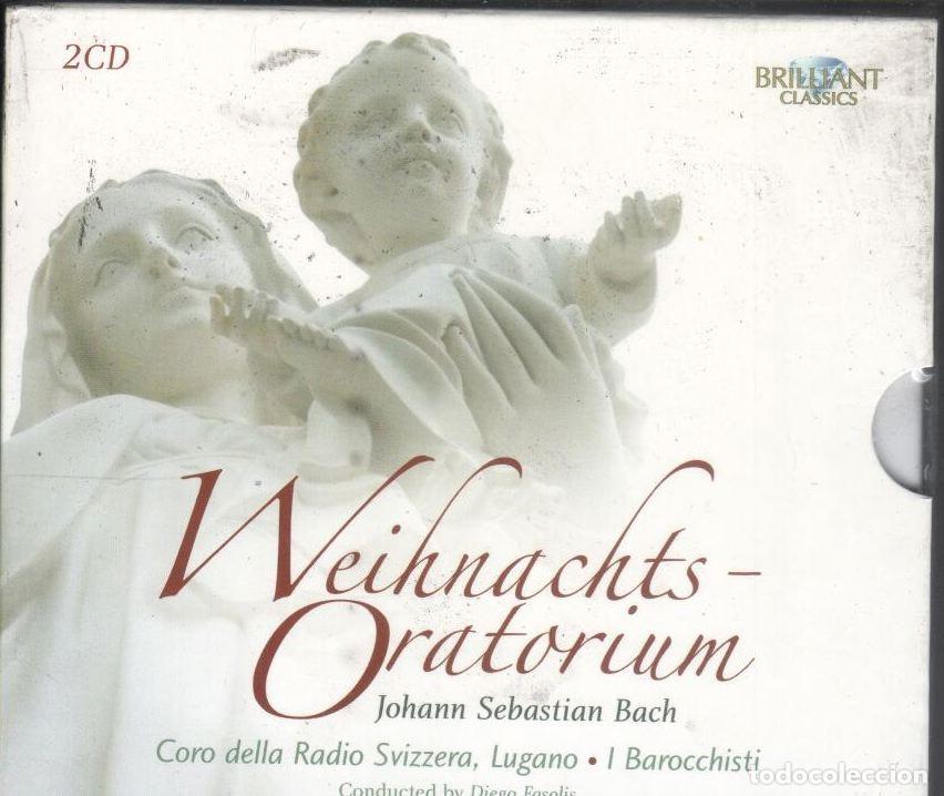 CD de M&uacute;sica: BACH: Weihnachtsoratorium Coro della Radio Svizzera, Lugano; I Barrocchisti, 2 CDsNuevo Precintado.