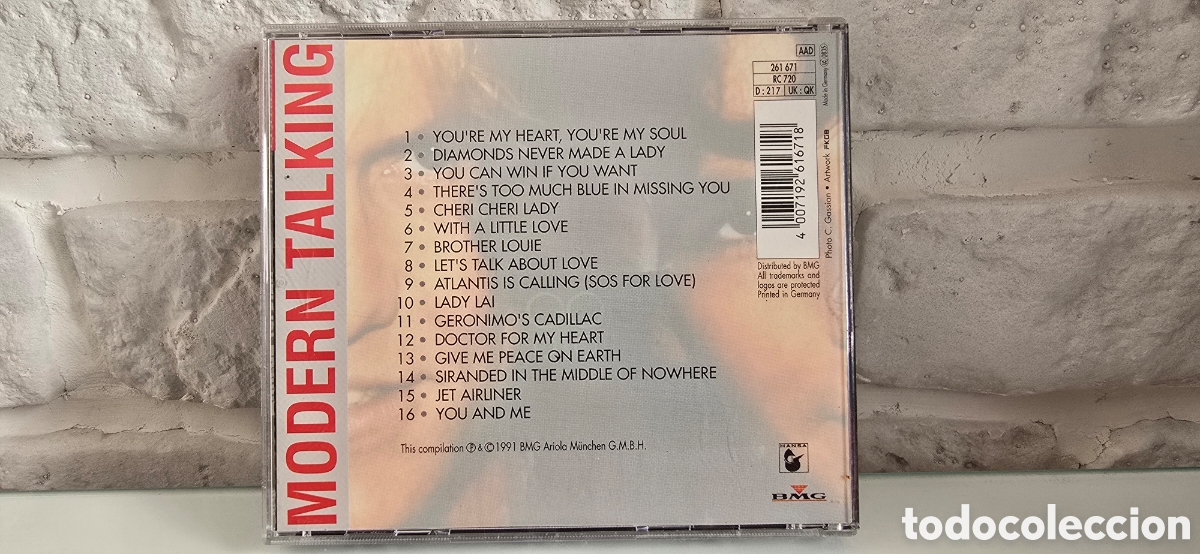 CDs de m&uacute;sica: Album MODERN TALKING 1991 - Foto 2