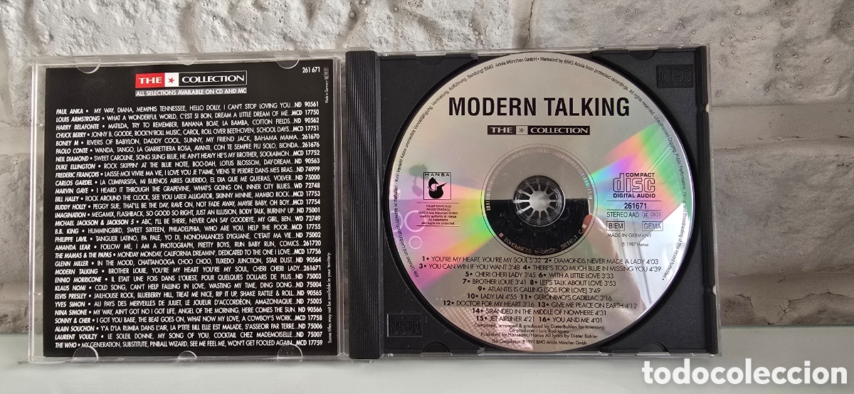 CDs de m&uacute;sica: Album MODERN TALKING 1991 - Foto 3