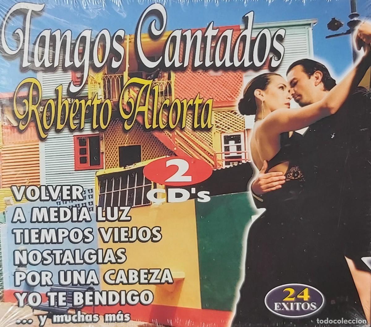 CDs de m&uacute;sica: ROBERTO ALCORTA &rdquo;Tangos cantados&rdquo; (Dos CD&acute;s emblistados con 24 &eacute;xitos)