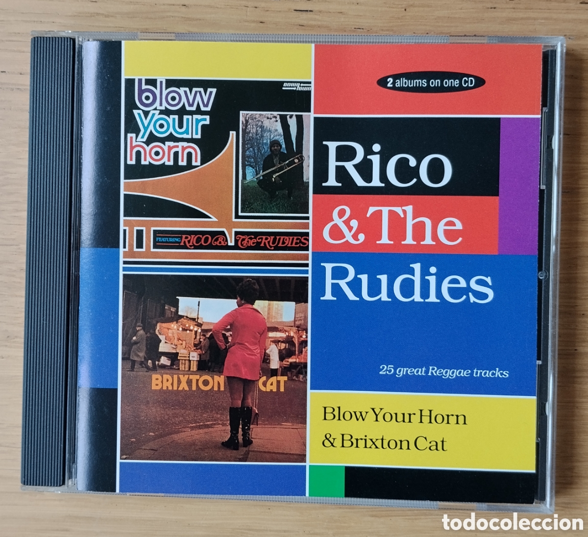 CDs de m&uacute;sica: RICO & THE RUDIES: &rdquo;BLOW YOUR HORN + BRIXTON CAT&rdquo; CD 1995 - ROCKSTEADY - REGGAE