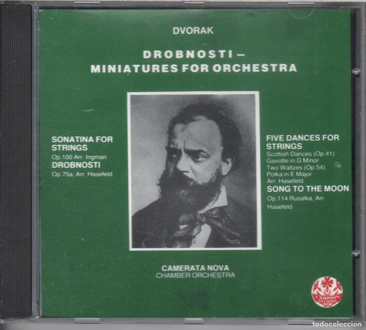 CD de M&uacute;sica: Dvorak: Miniaturas para orquesta Nuevo precintado