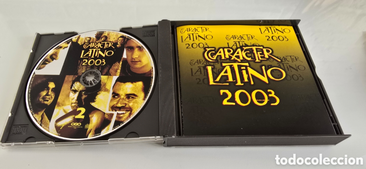 CDs de m&uacute;sica: CAR&Aacute;CTER LATINO 2003 (Triple CD) - Foto 3