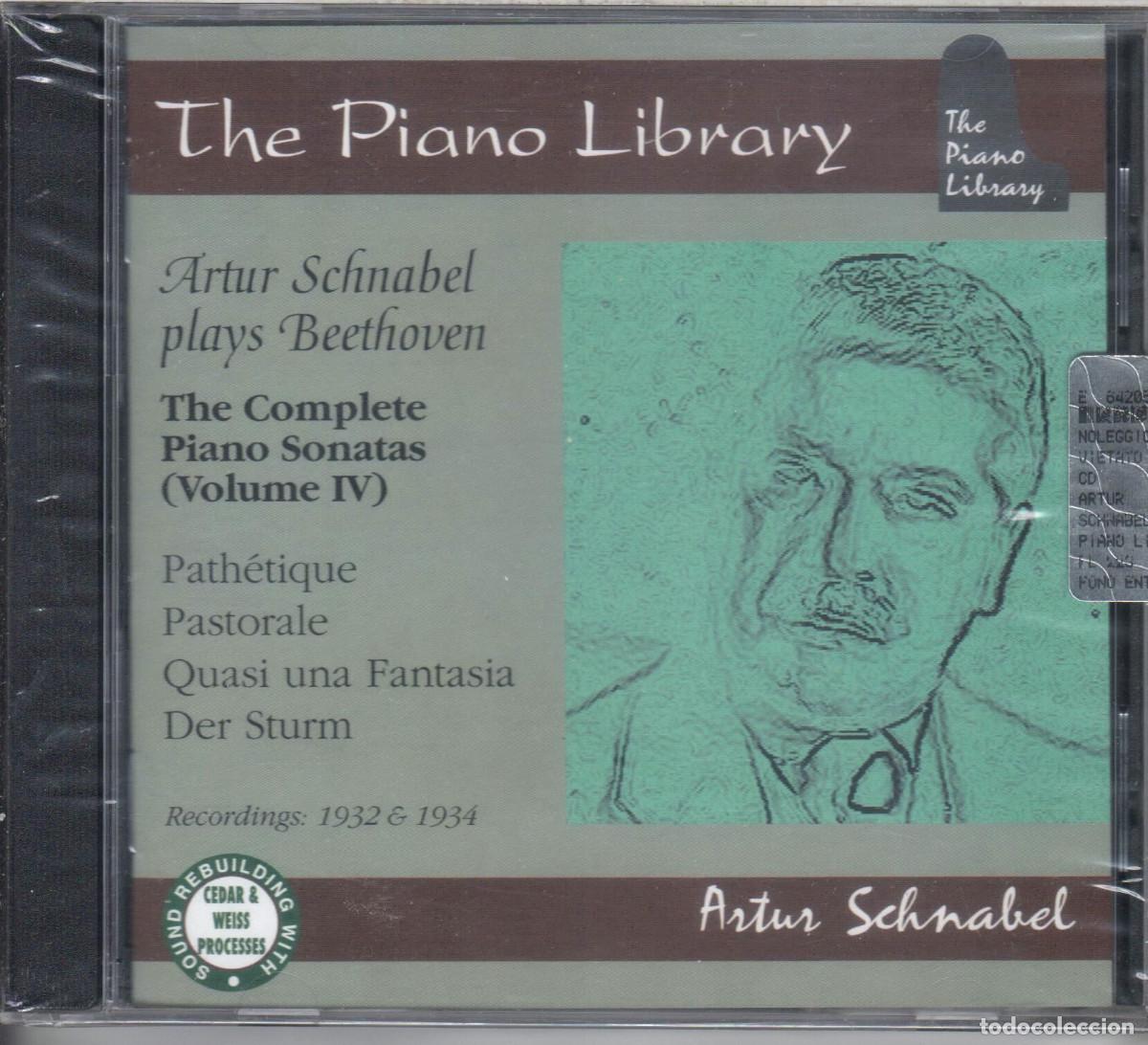 CDs de m&uacute;sica: Artur Schnabel. Sonatas de Beethoven Nuevo precintado