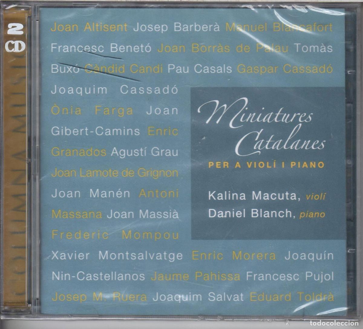 Music CDs: Miniaturas catalanas 2 Cds Karina Macuta, Daniel Blanch Nuevo precintado