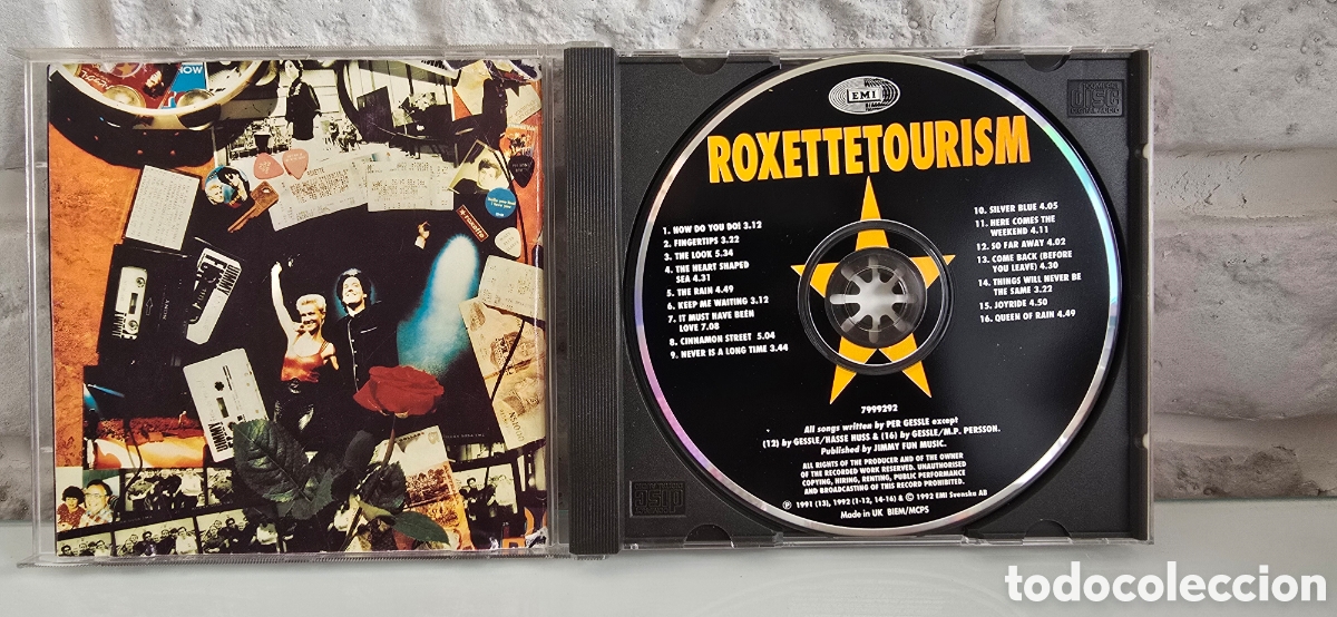 CDs de m&uacute;sica: CD de ROXETTE TOURISM - Foto 2