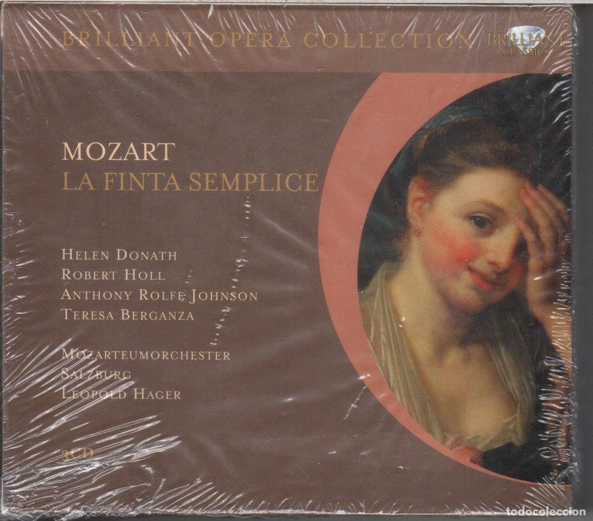 CDs de m&uacute;sica: Mozart: La finta semplice 3 CDs Leopold Hager Nuevo precintado