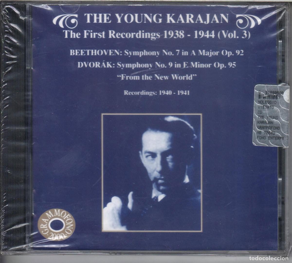 CDs de m&uacute;sica: El joven Karajan 1938-44 Vol 3 Beethoven, Dvorak Nuevo precintado