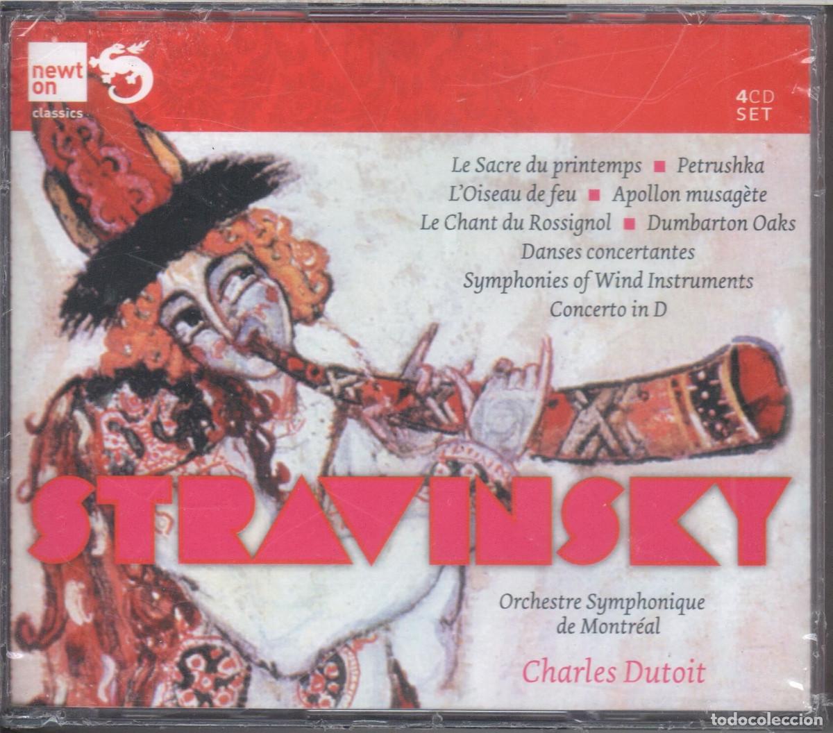 CDs de m&uacute;sica: Stravinsky: Los grandes ballets y obras para orquesta Dutoit 4 CDs Nuevo precintado