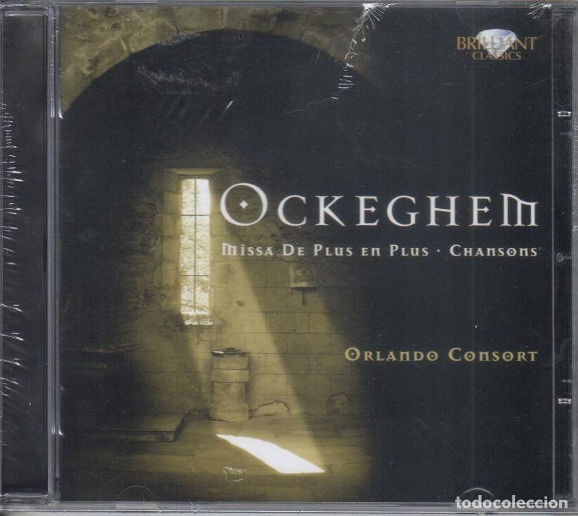 CDs de m&uacute;sica: Johannes Ockeghem : Missa De Plus En Plus - Chansons Orlando Consort Nuevo precintado