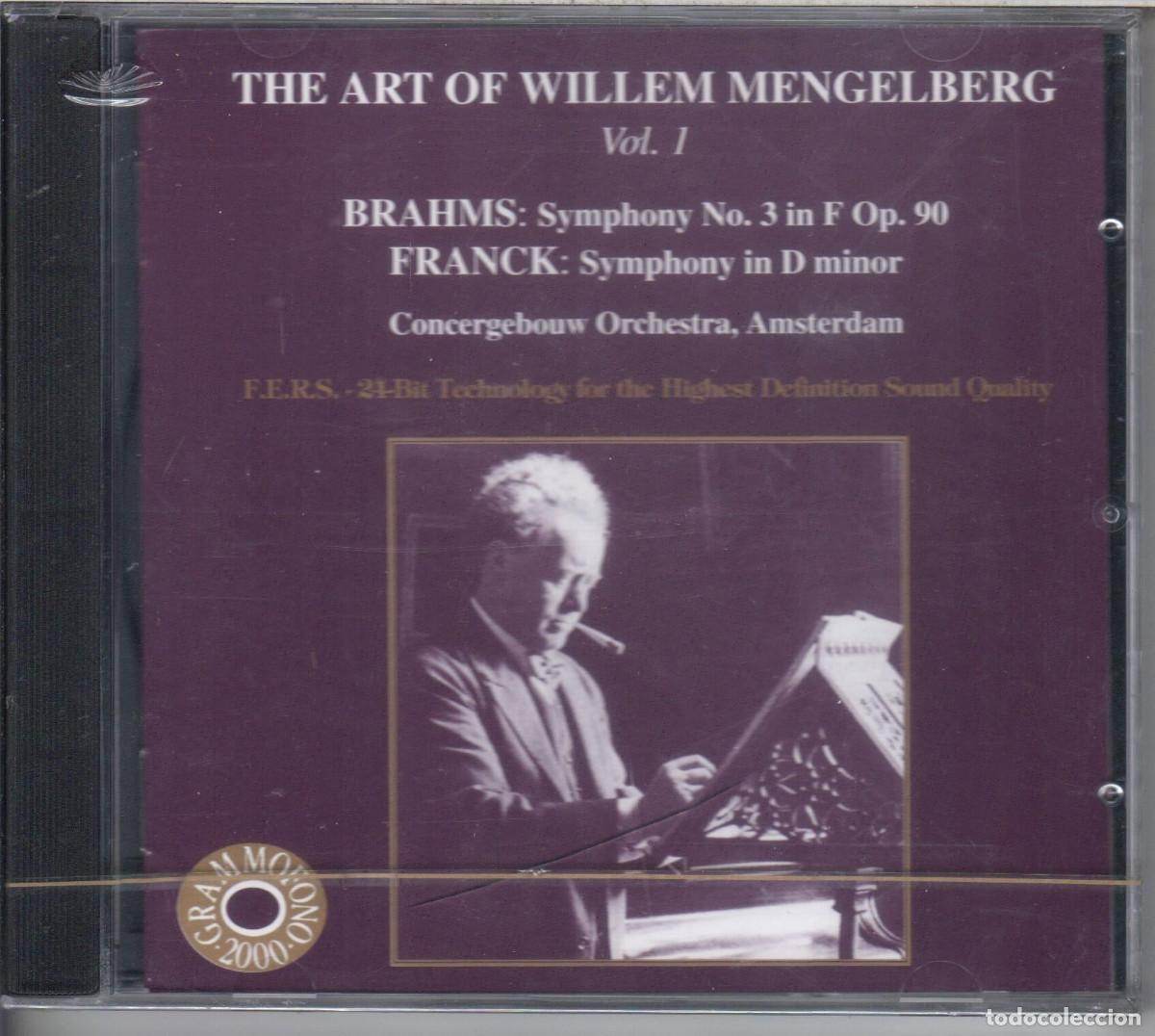 CDs de m&uacute;sica: Willem Mengelberg. Brahms Sinfon&iacute;a n. 1 Franck: Sinfon&iacute;a en re Nuevo precintado