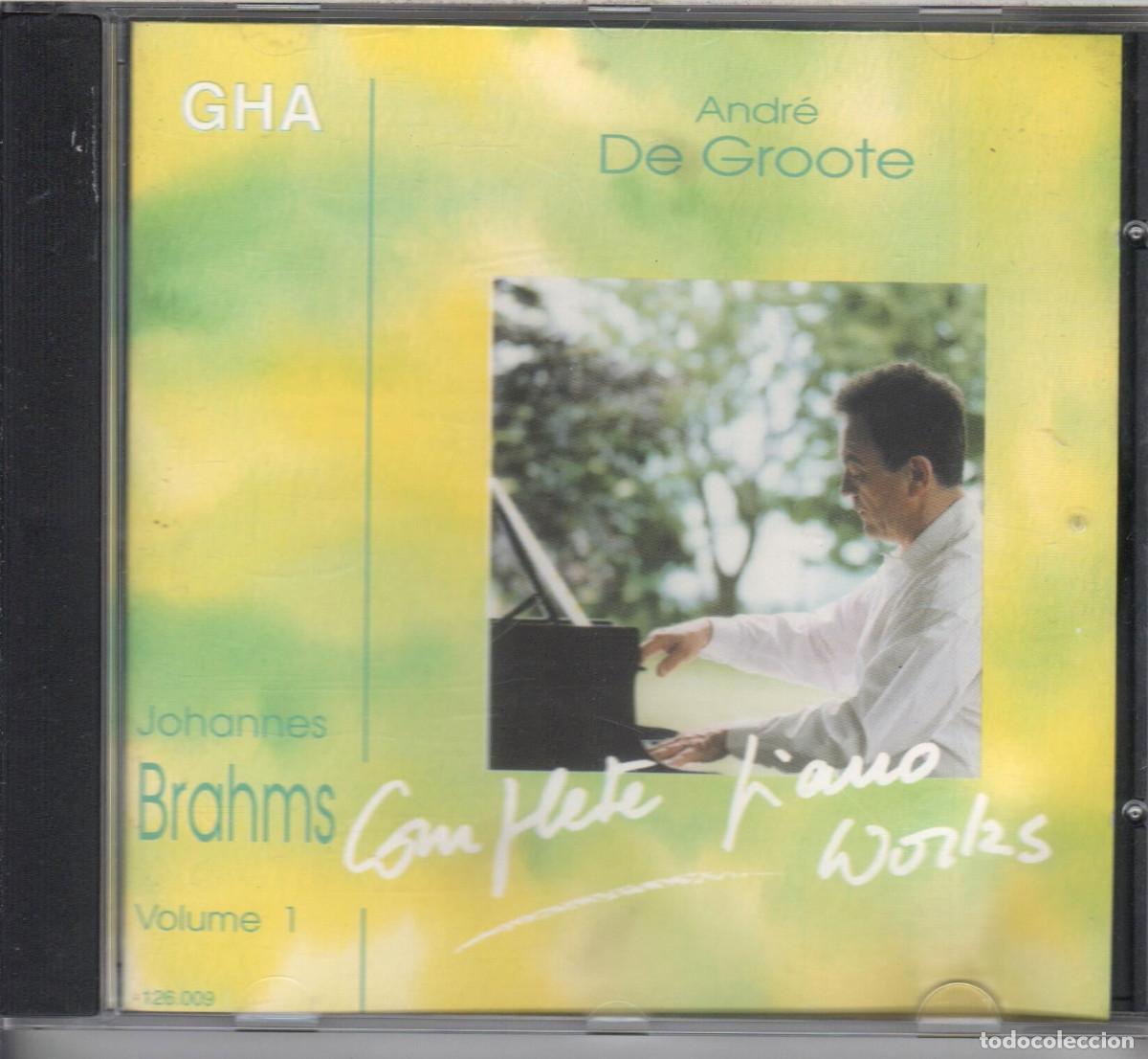 CDs de m&uacute;sica: Brahms. Complete piano works Volume 1 Andr&eacute; de Groote Nuevo precintado