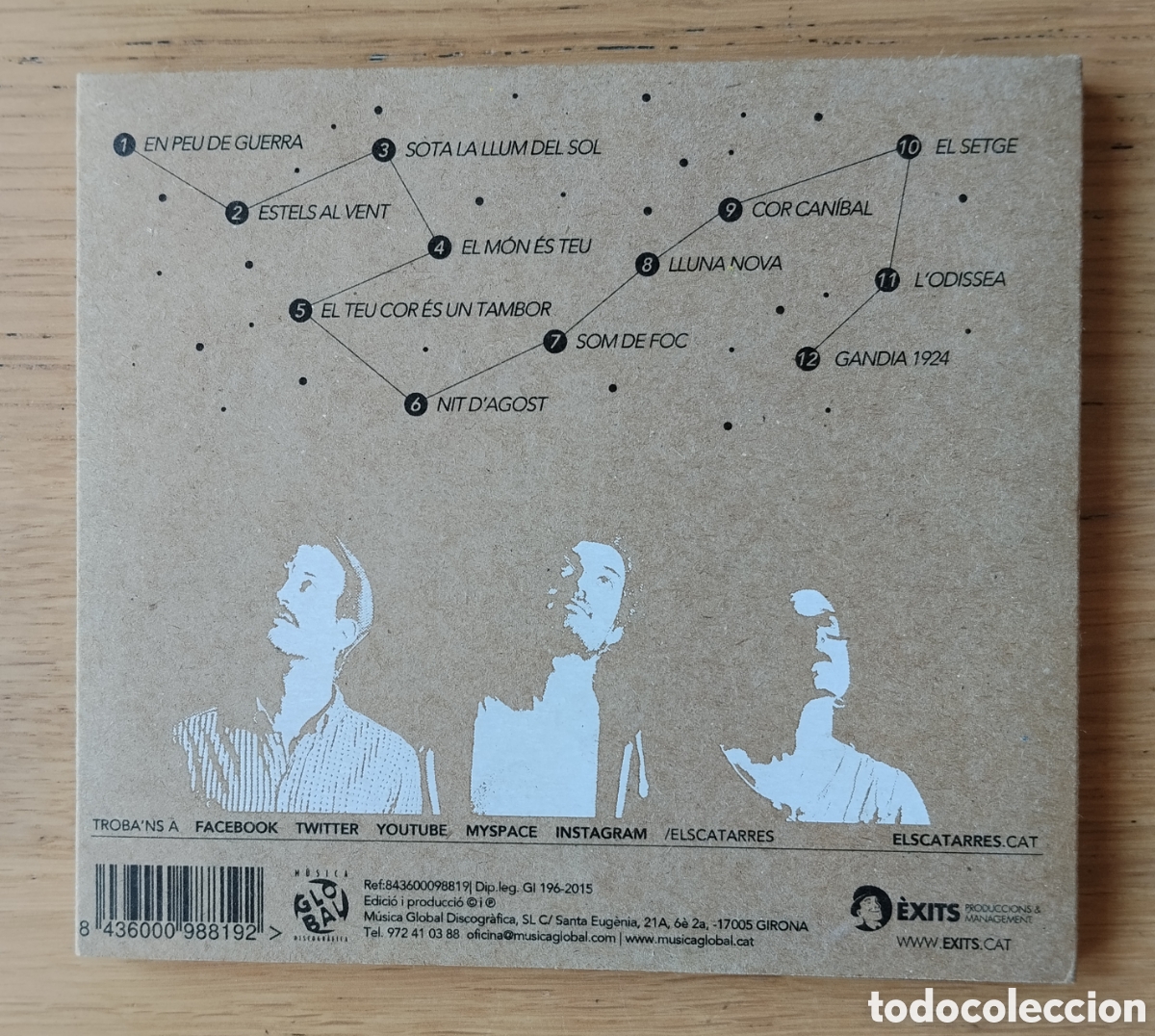 CDs de m&uacute;sica: ELS CATARRES: &rdquo; BIG BANG&rdquo; CD 2015 -POP - Foto 2