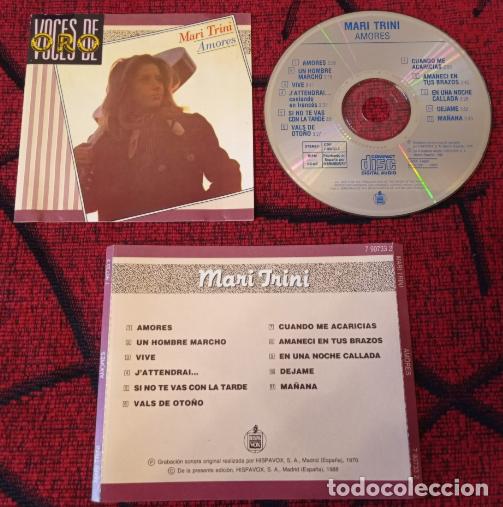 CDs de m&uacute;sica: MARI TRINI ** Amores ** CD 1988 - Foto 1