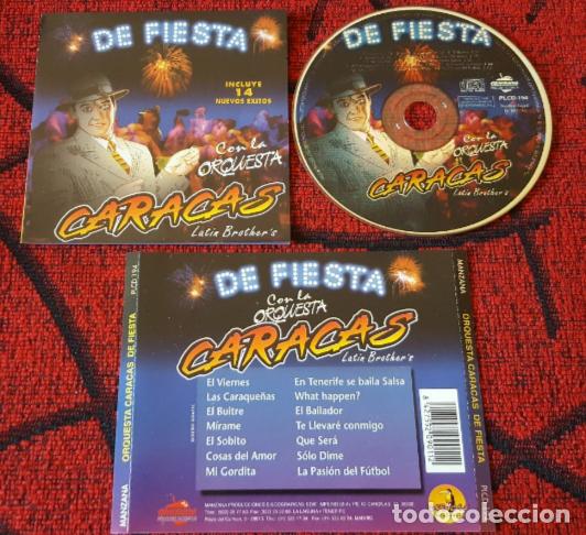 CDs de m&uacute;sica: ORQUESTA CARACAS LATIN BROTHER'S ** De Fiesta ** CD 1996