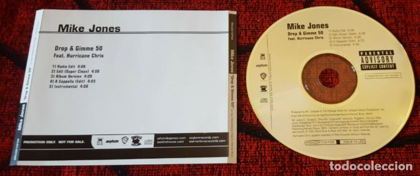 CDs de m&uacute;sica: MIKE JONES Feat. Hurricane Chris ** Drop & Gimme 50 ** CD SINGLE PROMOCIONAL 2007 USA