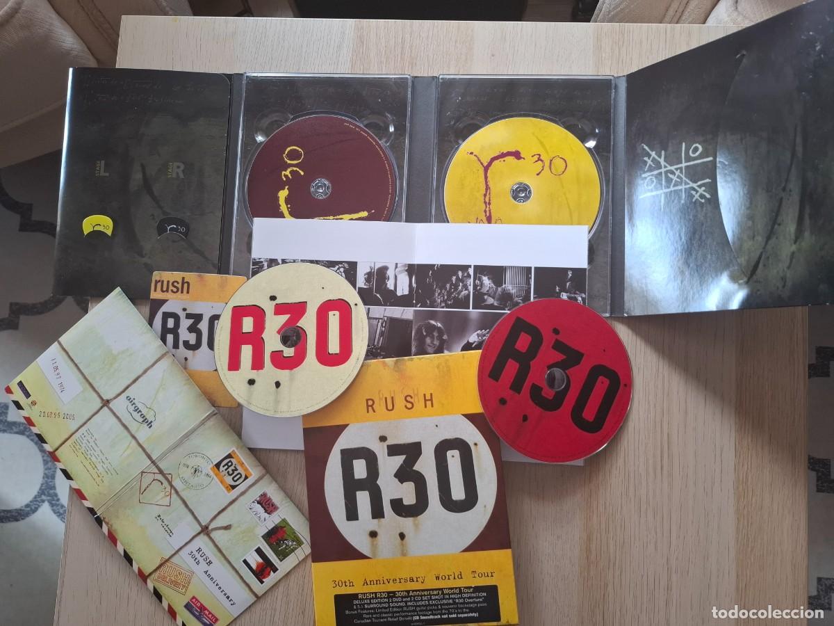 CDs de m&uacute;sica: RUSH (2CDS+2DVDS+2 PUAS+BACKSTAGE..) R 30 TH ANNIVERSARY WORLD TOUR