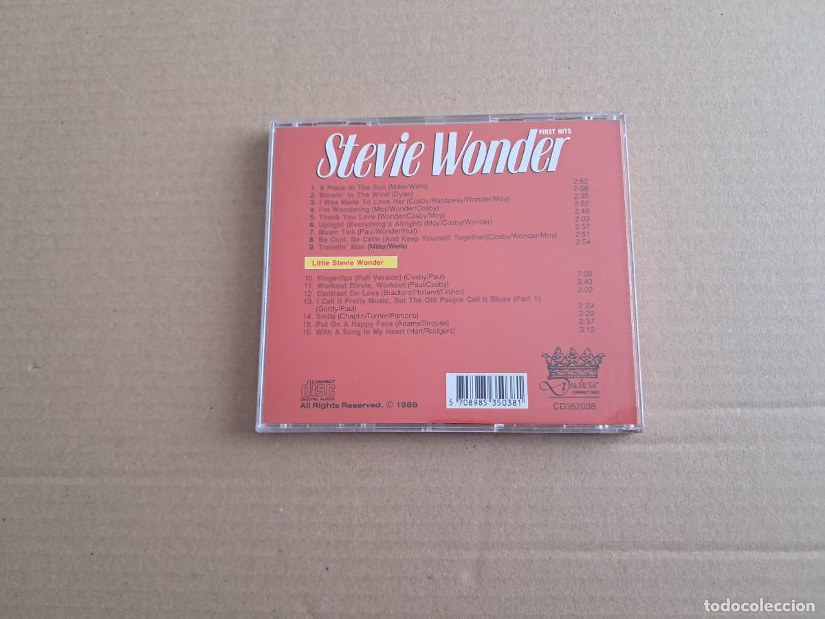 CDs de m&uacute;sica: STEVIE WONDER - FIRST HITS CD 1989 - Foto 3