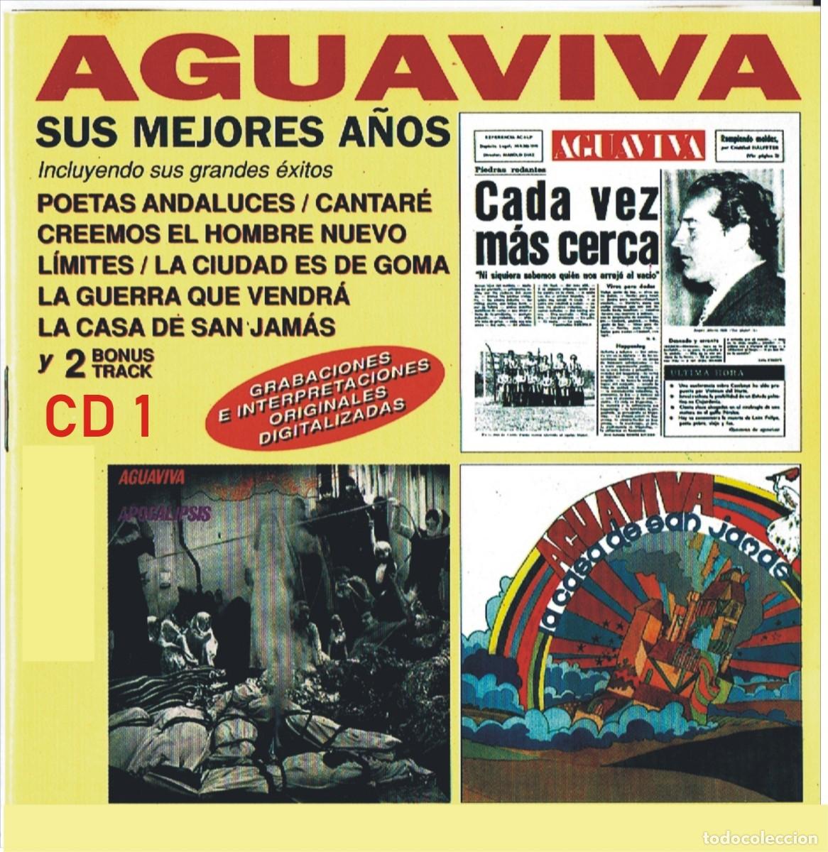 CDs de m&uacute;sica: AGUAVIVA - Sus mejores a&ntilde;os - Disc 1
