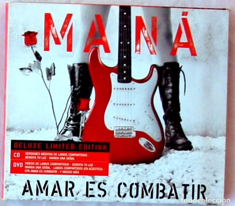 CDs de m&uacute;sica: MAN&Aacute; / AMAR ES COMBATIR - CD + DVD EN ESTUCHE - VER DESCRIPCI&Oacute;N Y FOTOS