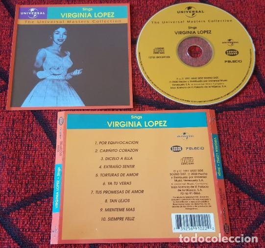 CDs de m&uacute;sica: VIRGINIA LOPEZ ** Sings ** 2000 VENEZUELA CD
